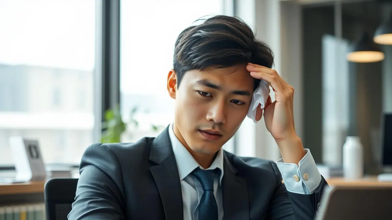 cara mengatasi keringat dingin (Image by AI)