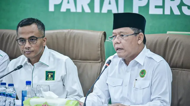 Plt Ketua Umum Partai Persatuan Pembangunan (PPP) Muhamad Mardiono di Kantor DPP PPP, Rabu (22/5/2024) (Istimewa)
