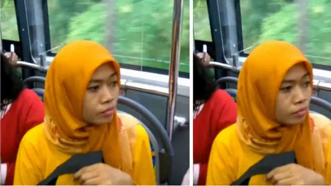 Perempuan menolak pemberi kursi prioritas/Instagram.