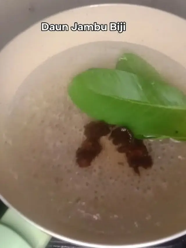 Rebusan asam jawa dan jambu biji (Sumber: TikTok/@trihartatiiii)