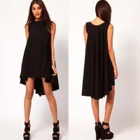 Dress hitam. (via: aliexpress.com)