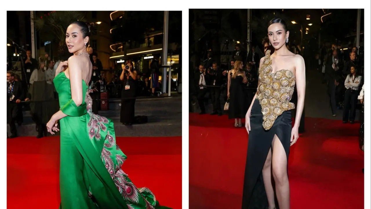 Potret Elvira Davinamira di Cannes/ Instagram @elviraelph