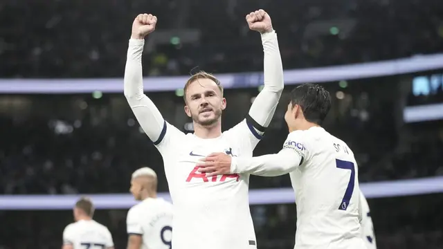 Foto: Aksi Kompak Son Heung-min dan James Maddison Bawa Tottenham Hotspur ke Puncak Klasemen Liga Inggris