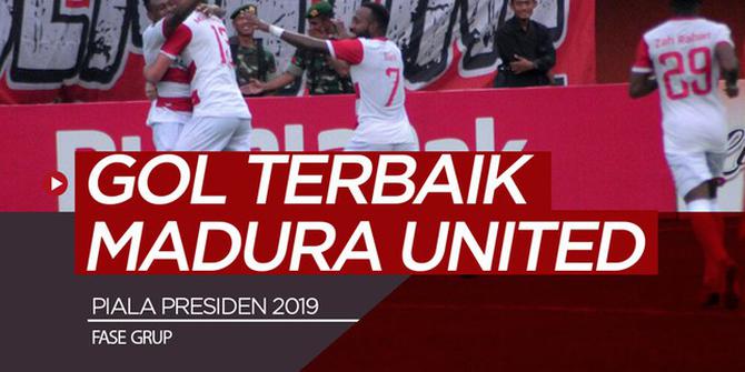 VIDEO: 3 Gol Terbaik Madura United di Fase Grup Piala Presiden 2019