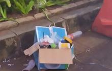 Upacara Penurunan Bendera 17 Agustus 2023 Selesai, Sampah Berserakan di Luar Pagar Istana Negara