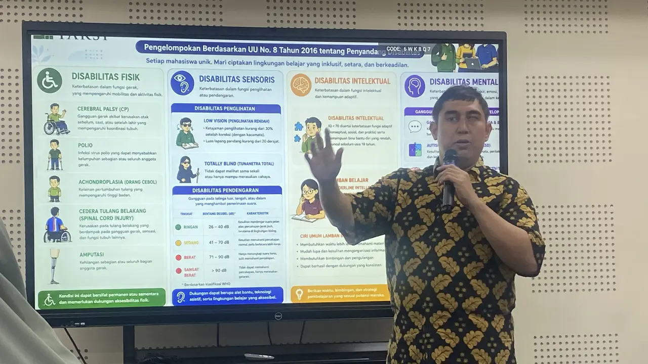 Dosen Universitas Yarsi Soroti Pentingnya Layanan Disabilitas bagi Kampus Inklusif