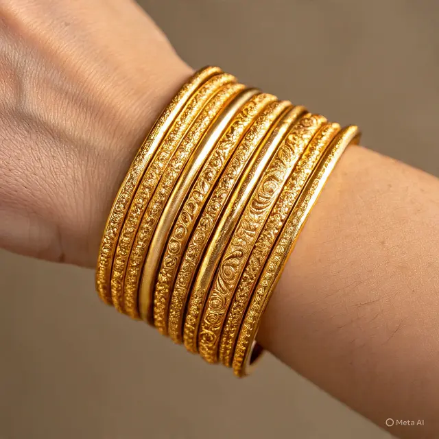 Gelang Emas 24 Karat Keroncong