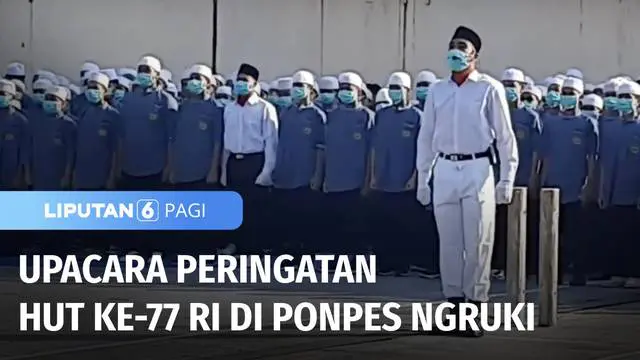 Untuk pertama kalinya, Pondok Pesantren Al Mukmin Ngruki, Sukoharjo, menggelar upacara bendera memperingati HUT ke-77 RI. Ustaz Abu Bakar Ba’asyir juga turut mengikuti pelaksanaan upacara bendera.