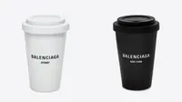 Balenciaga meluncurkan cangkir kopi dengan nama-nama kota di dunia seharga jutaan rupiah. (Tangkapan Layar Balenciaga.com)