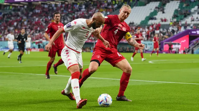 Denmark vs Tunisia Berakhir Imbang di Piala Dunia 2022