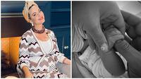 Katy Perry melahirkan anak pertamanya berjenis kelamin perempuan. (Sumber: Instagram/@orlandobloom/@katyperry)
