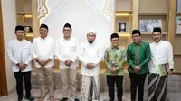 Ketua Umum DPP Partai Kebangkitan Bangsa (PKB) Abdul Muhaimin Iskandar atau Cak Imin sowan atau bersilaturahim dalam rangka Halal Bihalal ke sejumlah Pondok Pesantren di Banyuwangi, Situbondo dan Jember, Sabtu 26 April 2025 (Istimewa)