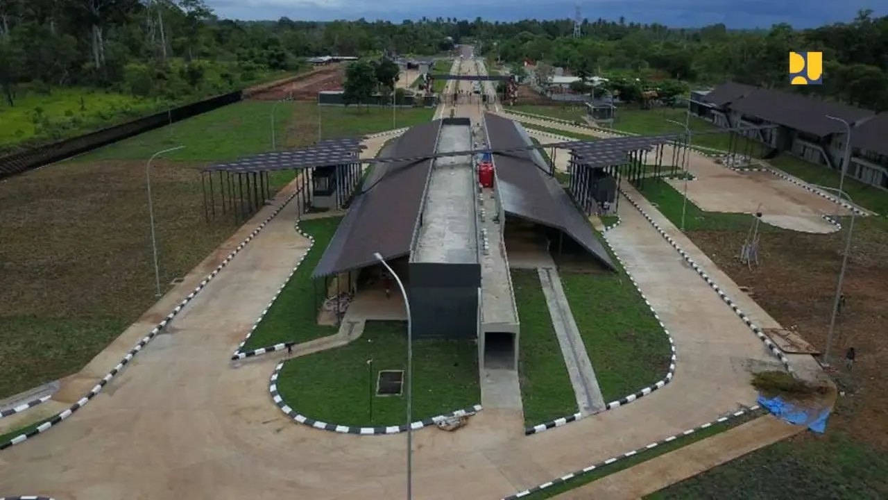 Pos Lintas Batas Negara (PLBN) Terpadu. Dok PUPR