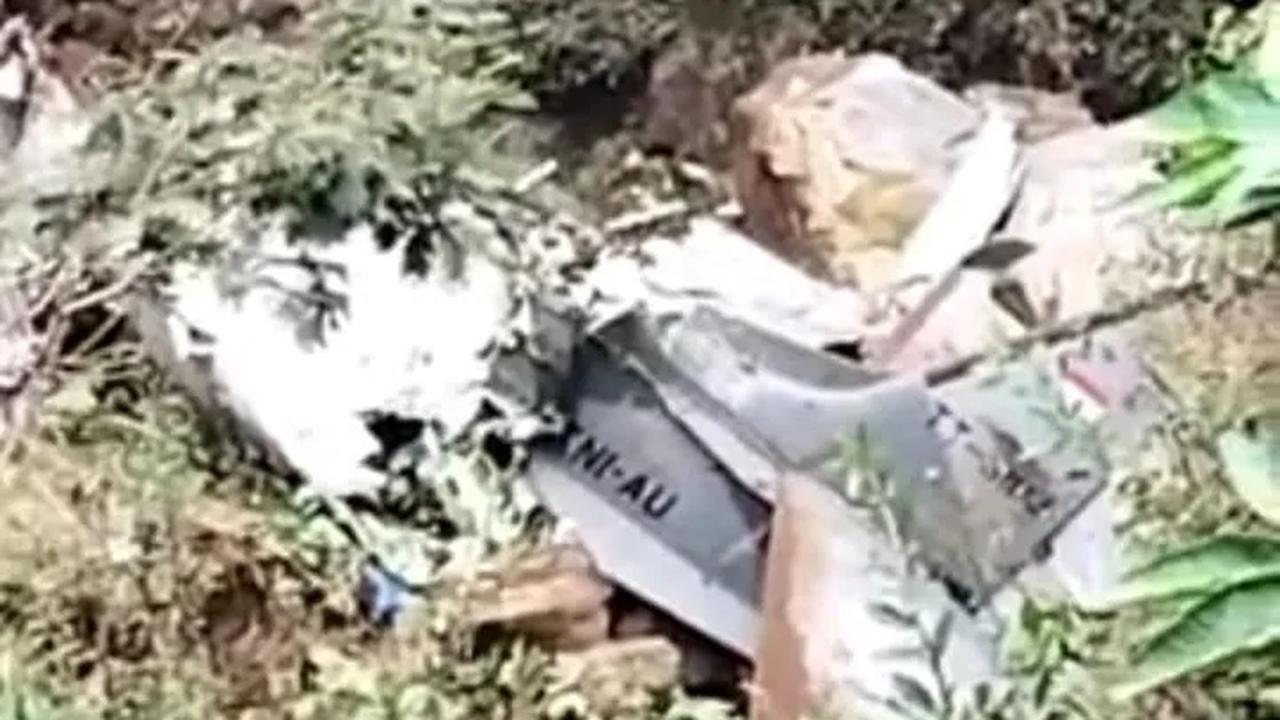 Penampakan Pesawat Tempur TNI AU Hancur usai Jatuh di Pasuruan Jatim