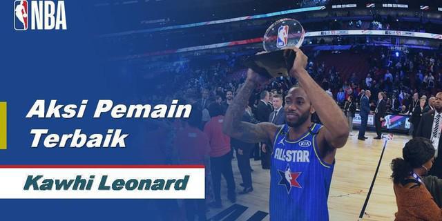VIDEO: Kawhi Leonard Tampil Mengesankan di NBA All Star 2020
