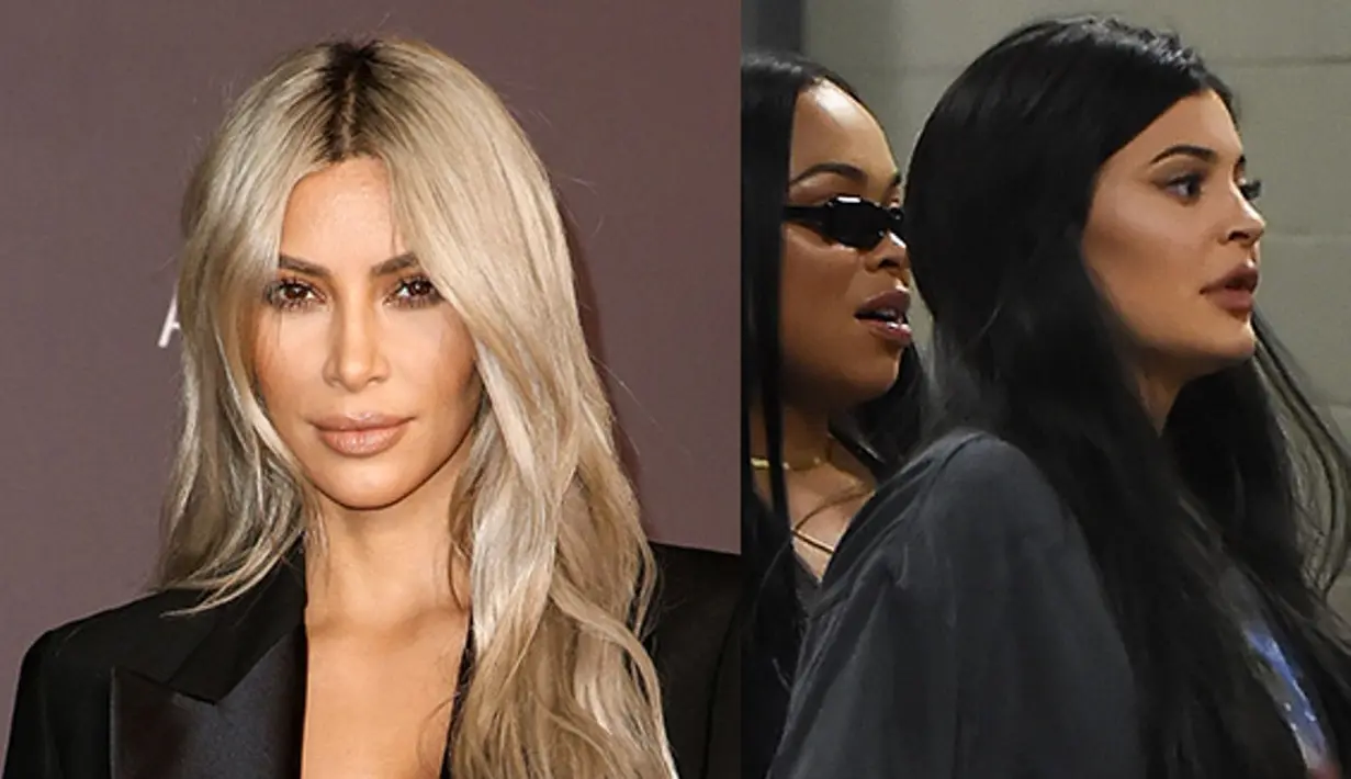 Kim Kardashian memang sudah berpengalaman dengan kehamilan. Namun hal tersebut berbeda dengan sang adik, Kylie Jenner. (Owen Kolasinski/BFA/REX/Shutterstock/John Salangsang/BFA/REX/Shutterstock/HollywoodLife)