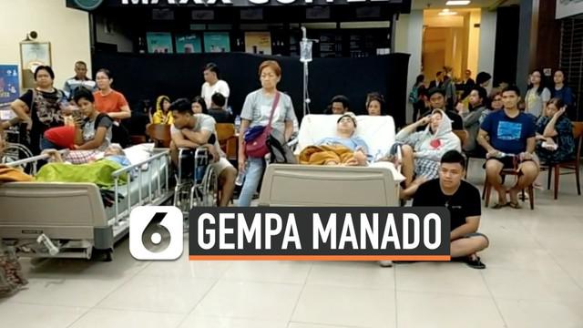 Gempa yang terjadi di Maluku Utara dan sekitarnya dirasakan warga Manado Sulawesi Utara. Sejumlah warga berhamburan keluar dari sebuah rumah sakit di Manado saat djguncang gempa Magnitudo 7,1.