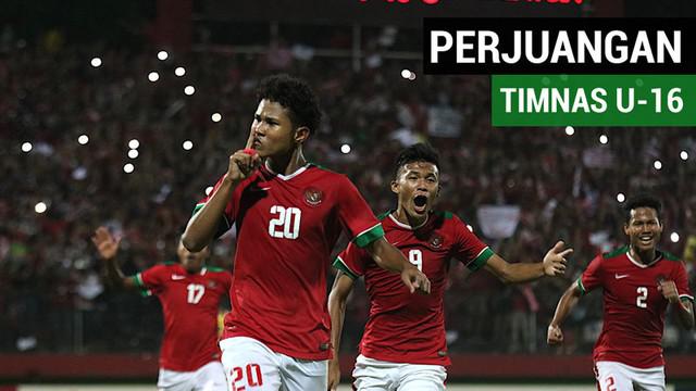 Berita video gol-gol Timnas Indonesia U-16 menuju final Piala AFF U-16 2018.