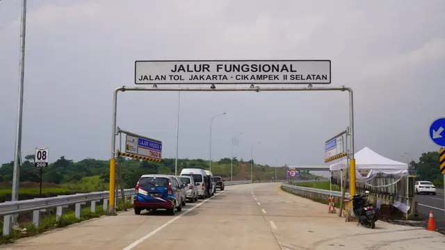 Jalan Tol Jakarta-Cikampek (Japek) II Selatan Segmen Sadang-Kutanegara sepanjang 8,5 km beroperasi secara fungsional  pada periode 23 Desember 2022 hingga 3 Januari 2023. (Jasa Marga)