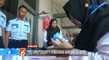 Sebanyak 55 pegawai Rutan Kelas 1A Tanjung Pinang jalani tes urin oleh jajaran BNN secara mendadak. Hal itu dilakukan untuk mengantisipasi peredaran narkoba dalam lapas.