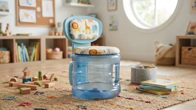 Kursi Mini dari Galon Bekas