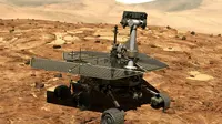 Wahana jelajah Mars, Opportunity, menyudahi penyelidikan terhadap planet merah selama 15 tahun terakhir (AP Photo)