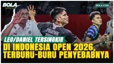 Leo Akui Terlalu Terburu-buru, Langkah di Indonesia Open 2026 Terhenti di Babak PertamaLeo Akui Terlalu Terburu-buru, Langkah di Indonesia Open 2026 Terhenti di Babak Pertama