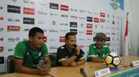 PSMS Medan dalam krisis pemain saat menghadapi Borneo FC (Liputan6.com/Reza Efendi)