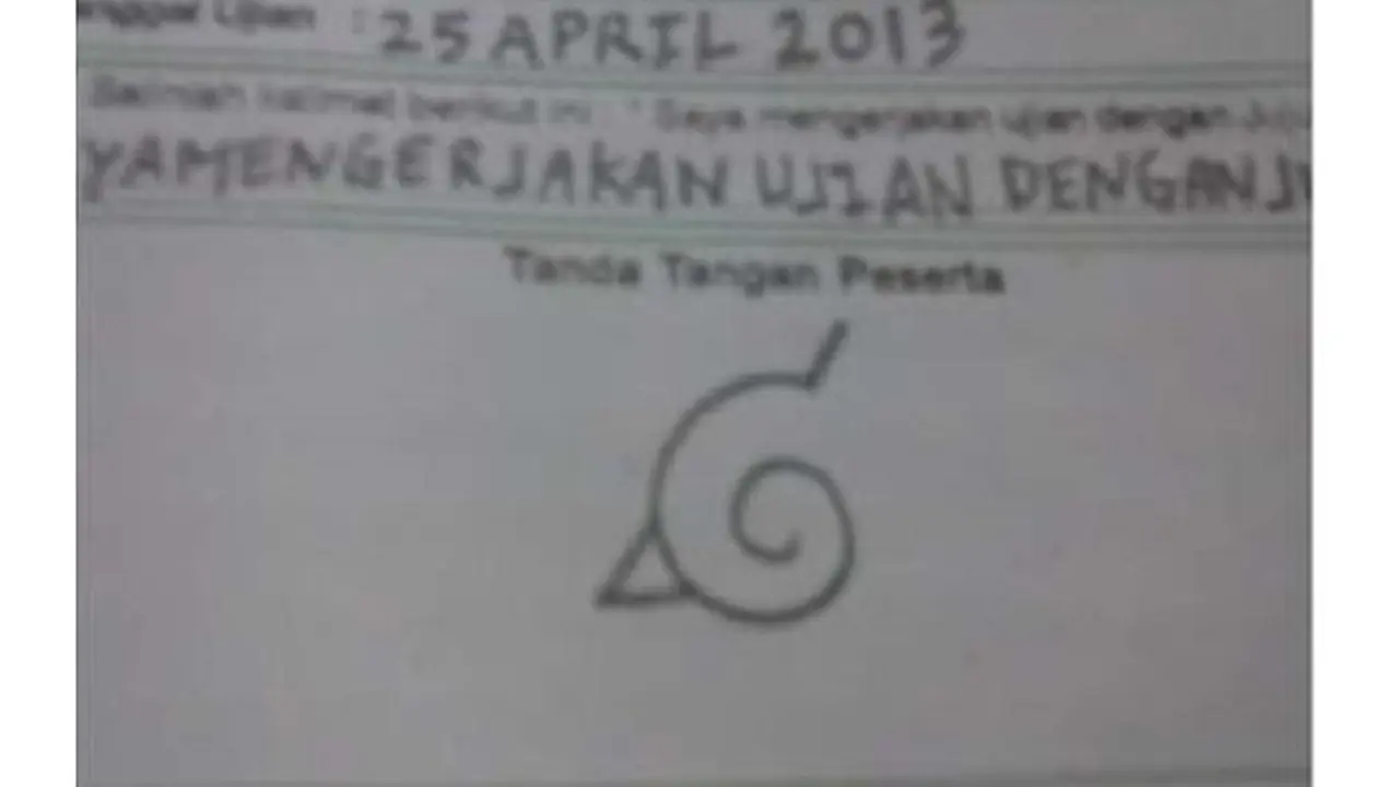 Tanda Tangan 6 Murid di Lembar Jawaban Ini Bikin Geleng Kepala