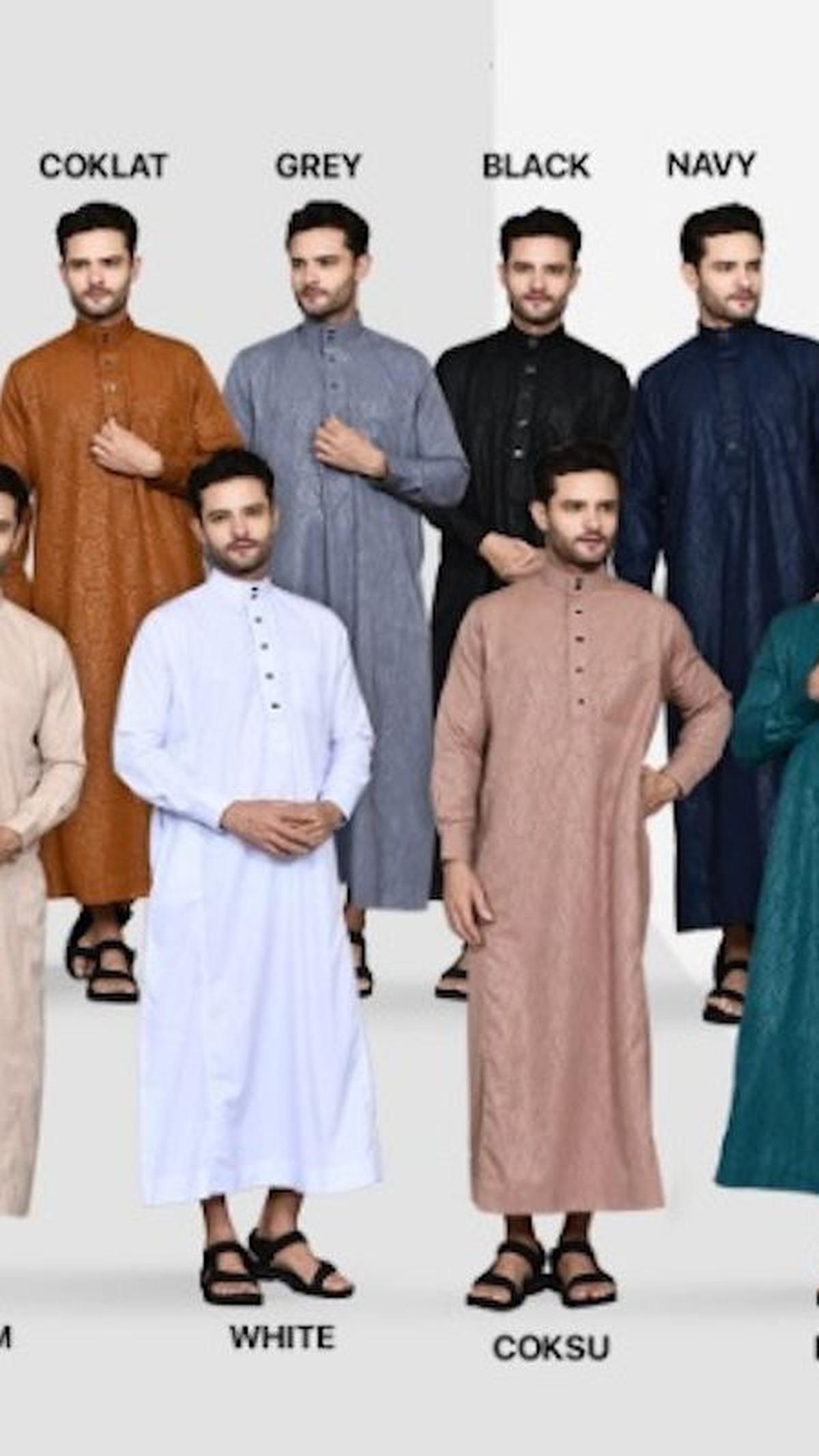 <b>Gamis Pria Abbwa Al-Waleed Moslem</b>