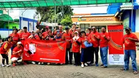 Relawan Nawasena menggelar giat kemanusiaan dengan melakukan aksi donor darah di Unit Transfusi Darah (UTD) RS. Fatmawati, Jakarta Selatan, pada hari Sabtu, (15/6/2024). (Dok. Istimewa)
