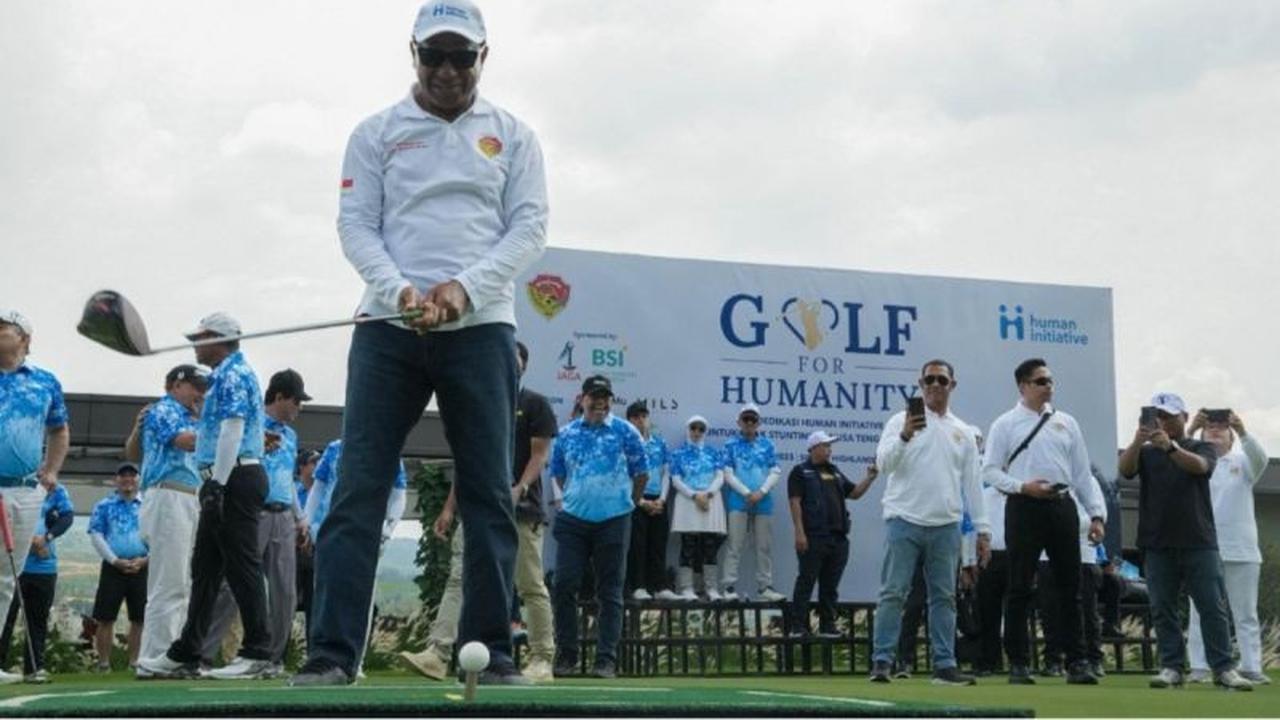 Unik! Golf for Humanity Human Initiative Kumpulkan Donasi Atasi Stunting di NTT