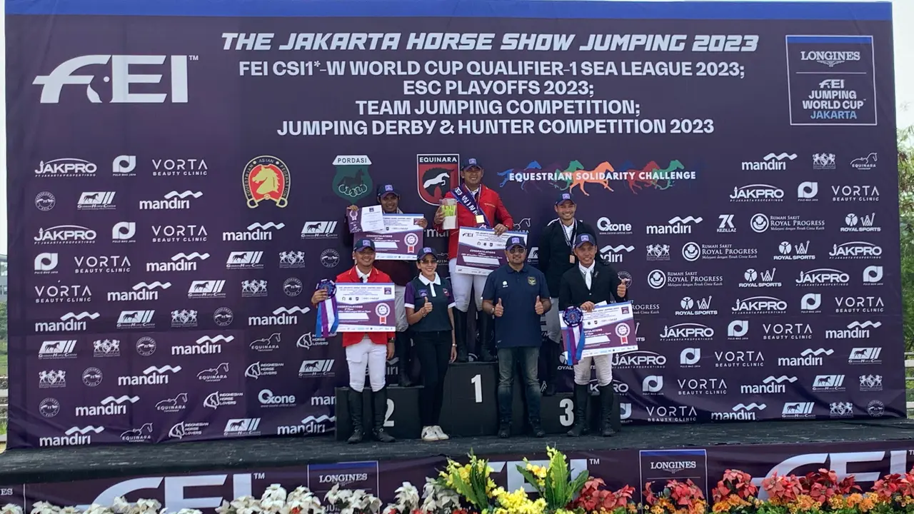 Ferry Wahyu Hadiyanto Juara di Jakarta Horse Show Jumping 2023