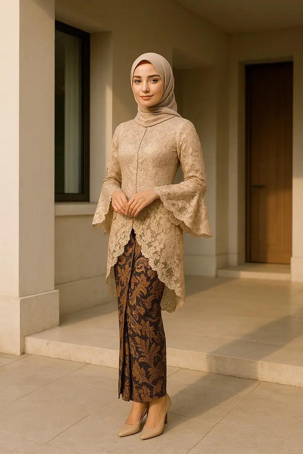 8 Model Brokat Panjang Bawahan Batik Terbaru 2025, Tren Elegan dan Modern