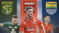 Liga 1 - Ze Valente, Jelle Goselink, Tyronne del Pino (Bola.com/Adreanus Titus)