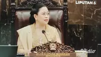 Ketua DPR RI Puan Maharani dalam pidato kenegaraan di Sidang Tahunan DPR 2024. (Foto: Vidio.com).