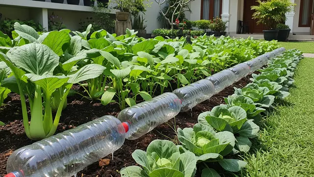 Botol Penyiram Bertekanan Rendah untuk Kebun Sayur
