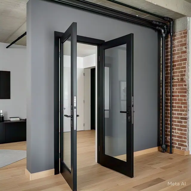 Model Pintu Rumah Minimalis 2 Pintu Terbaru dengan Smart Lock System