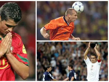 Meskipun berstatus bintang, Cristiano Ronaldo dan sembilan pesepak bola Eropa ini ternayata belum pernah meraih gelar juara Piala Eropa.  