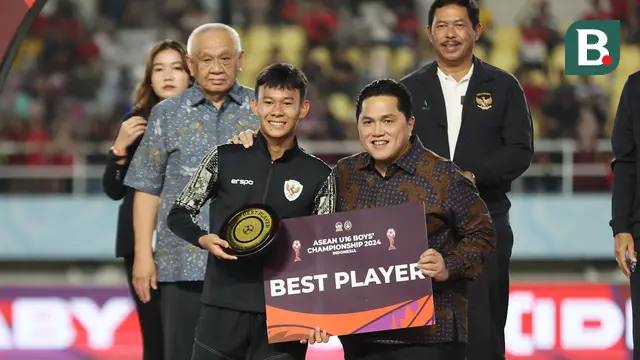 Foto: Daftar Peraih Penghargaan Piala AFF U-16 2024, Zahaby Gholy Dinobatkan Sebagai Pemain Terbaik