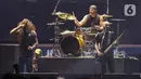 Penampilan grup band asal  Amerika As I Lay Dying saat tampil dalam Festival musik hammersonic 2024 di Pantai Carnaval Ancol, Jakarta, Minggu (5/5/2024). (Liputan6.com/Herman Zakharia)