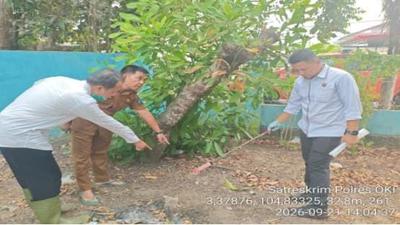 ASN Inspektorat OKI Dibunuh Istri di Kantor, Dipicu Biaya Berobat Anak