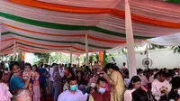 Warga India Ramaikan Perayaan Hari Kemerdekaan ke 75 di Kediaman Dubes Manoj Kumar Bharti