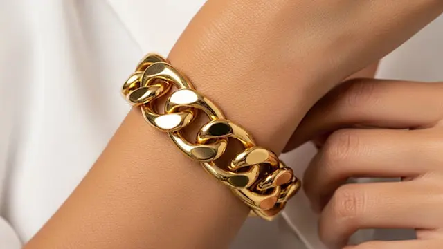 Bangle Rantai (Chain Link Design)