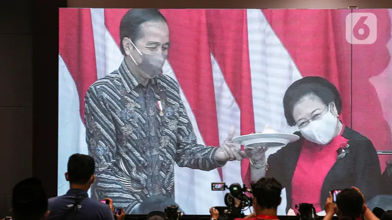 FOTO: Megawati Buka Rakernas PDIP, Jokowi Beri Paparan