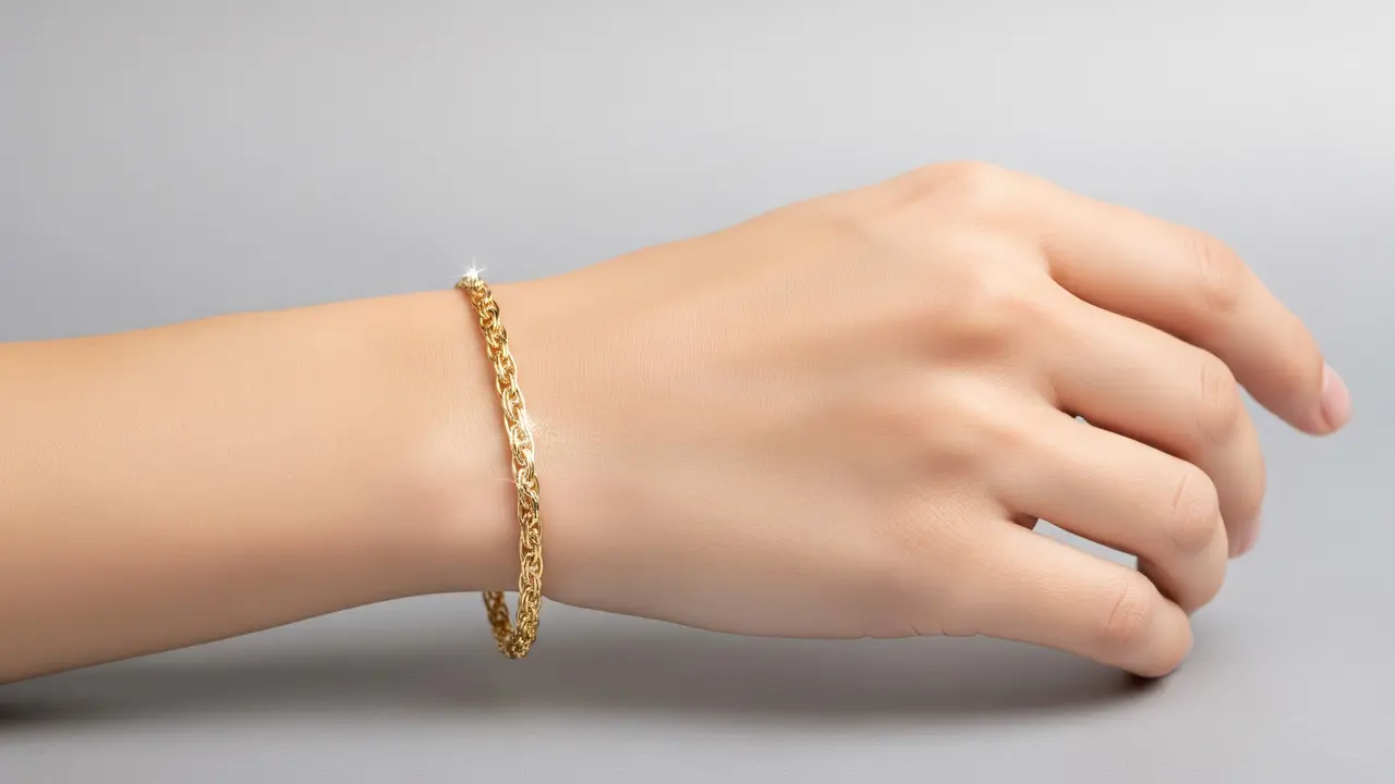 Model Gelang Emas 5 Gram Rantai Klasik Elegan Tapi Tetap Terjangkau/Ilustrasi Gemini AI