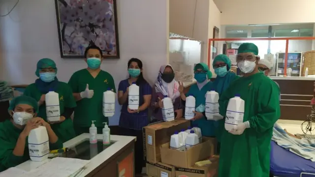 Dukungan pada  65.790 Tenaga Medis dengan 75.695 Gelas Susu Segar selama Pandemi