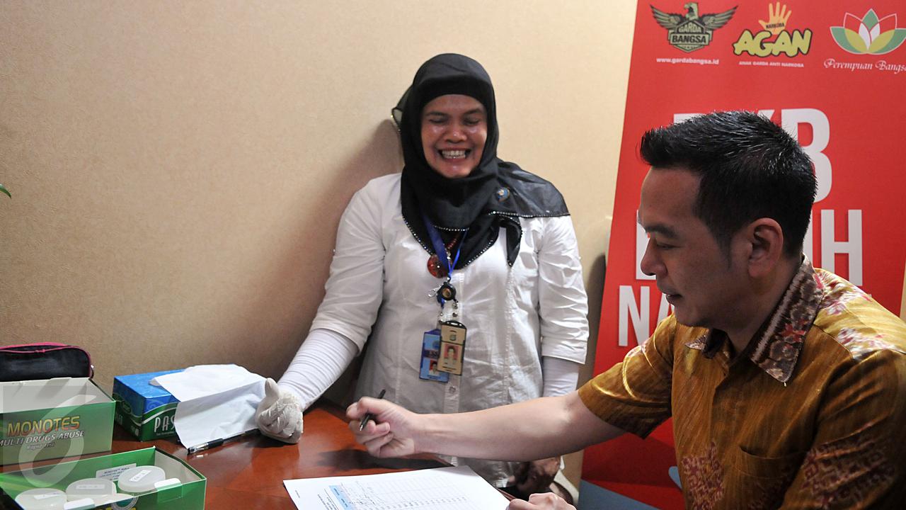 20160316-Gandeng BNN, Seluruh Anggota DPR Fraksi PKB Dites Urine-Jakarta