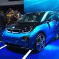 BMW i3 hadir sebagai mobil listrik yang diperkenalkan BMW di GIIAS 2017. (Foto: Rio Apinino)