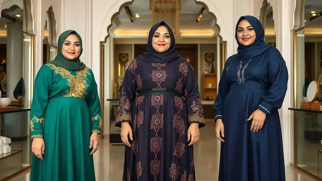 tips gamis untuk orang gemuk